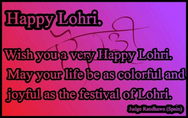 Happy Lohri