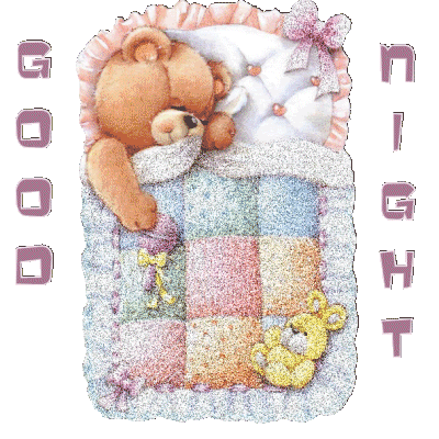Good Night Teddy Graphic - DesiComments.com
