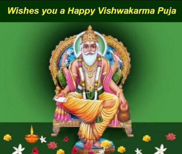 Wishes You A Happy Vishwakarma Puja - DesiComments.com