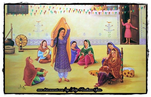 Punjabi Cultural Painting