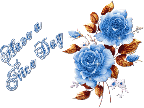 Glittering Blue Roses