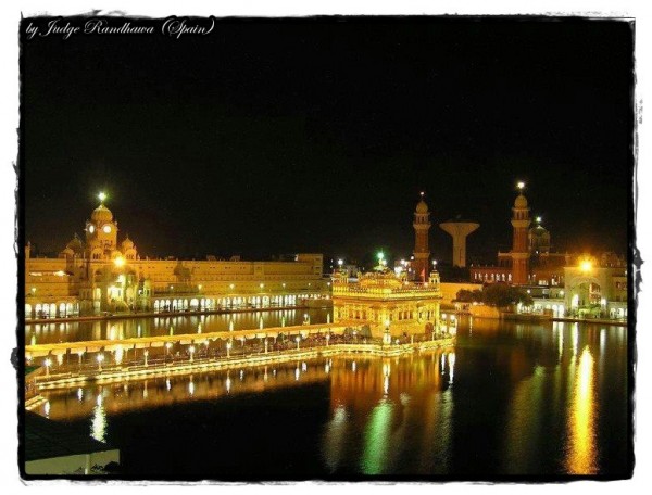 Golden Temple At Night