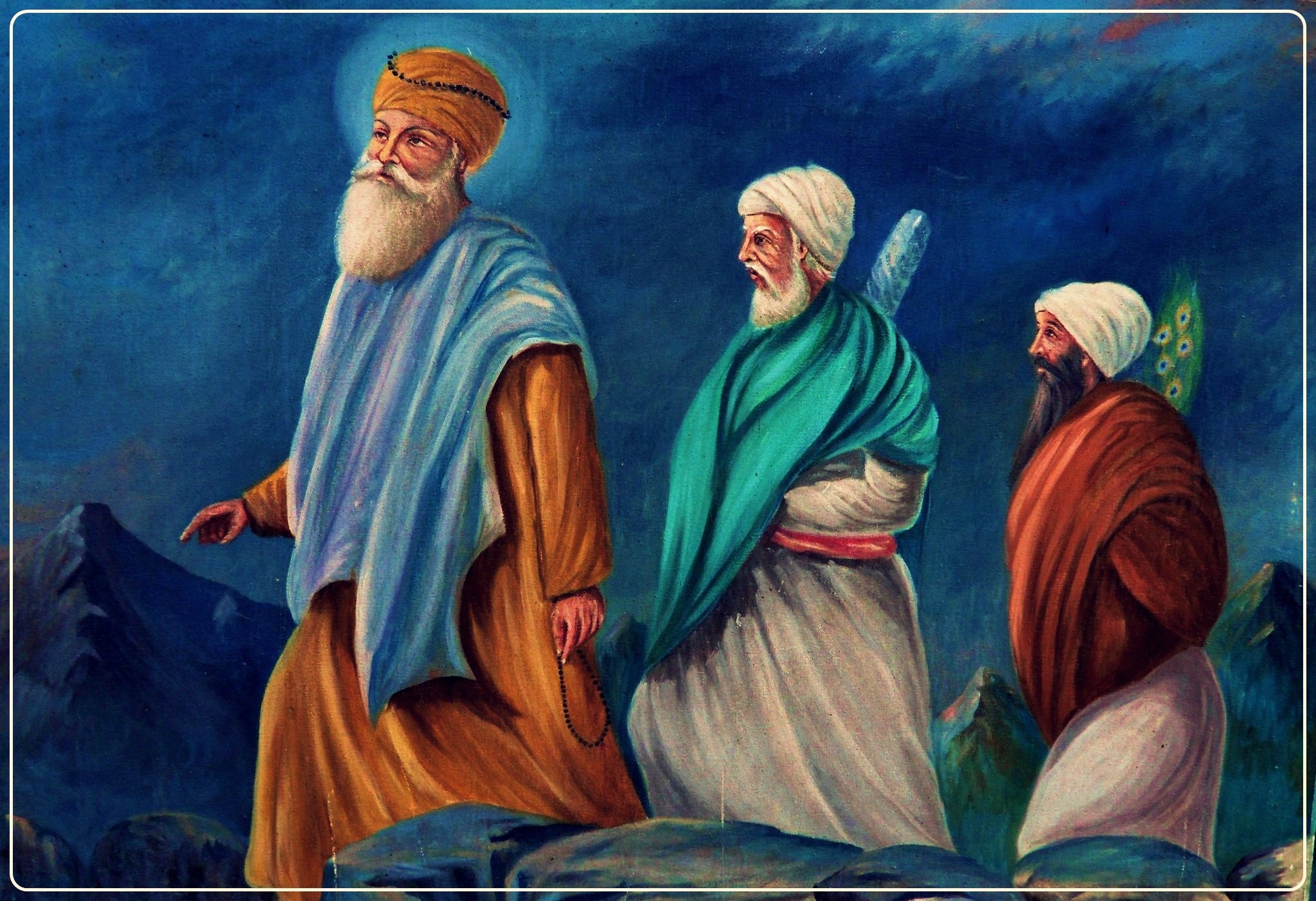 Painting Of Guru Nanak Dev Ji - DesiComments.com