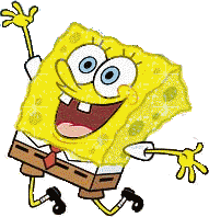 Glitter Sponge Bob