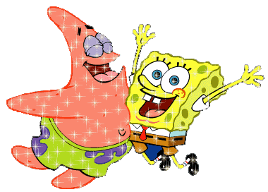 Sponge Bob Enjoying With His Friend 