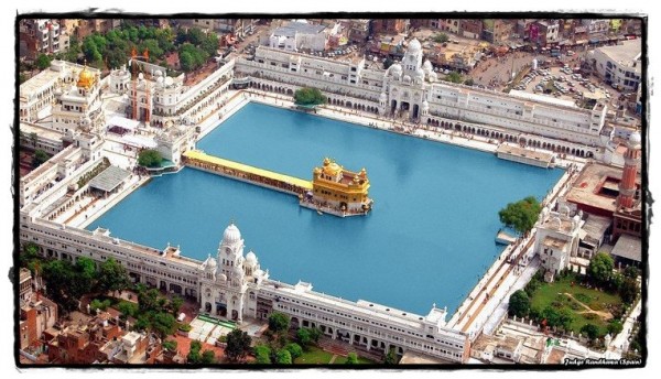 Aerial View Of Golden Temple