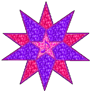 Pink Purple- Glitter Star - DesiComments.com