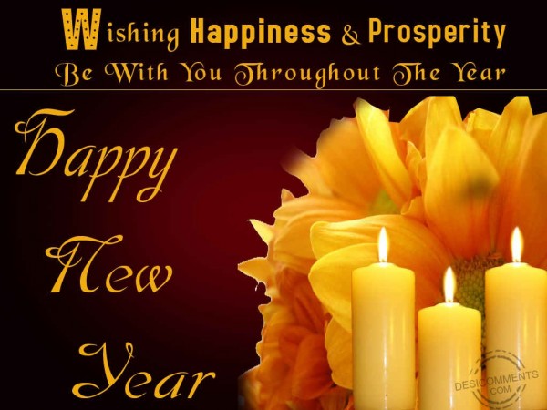 Wishing Happiness & Prosperity Be With You Throughout The Year