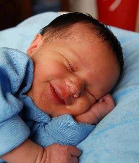 Smiling Sleeping Baby