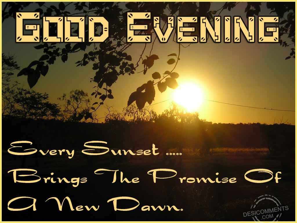 Good Evening - DesiComments.com