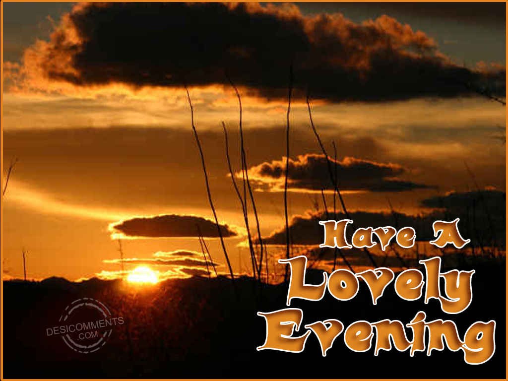 Have A Lovely Evening - DesiComments.com