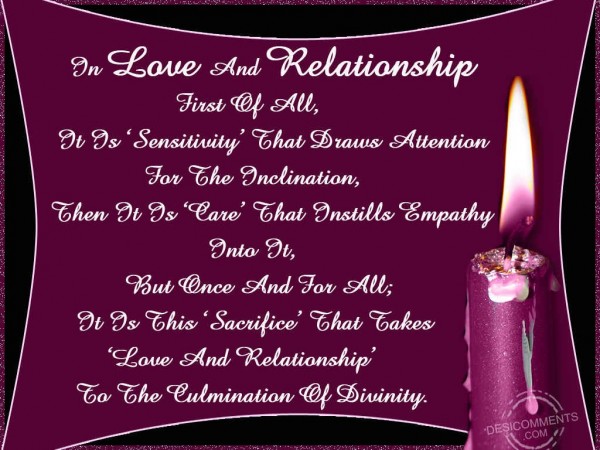 Love And Relationship
