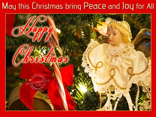 May this Christmas bring Peace and Joy for all...