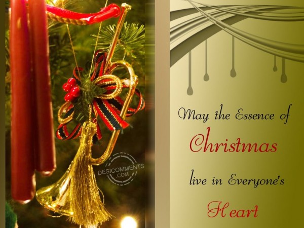 May The Essence of Christmas live in everyone's Heart...