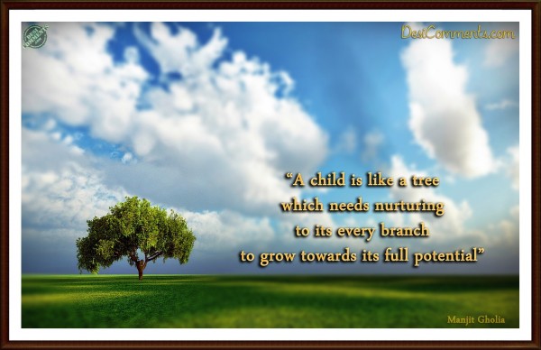 Child is like a Tree