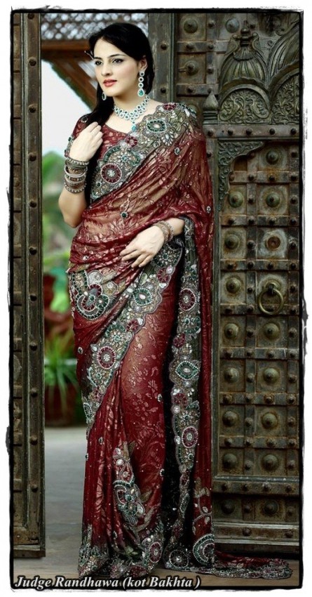 Designing Heavy Saree