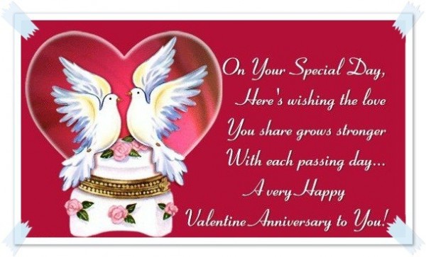 Happy Valentines Anniversary To You