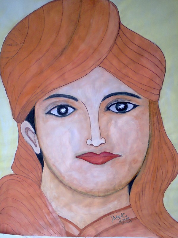 Painting Of Swami Vivekanand