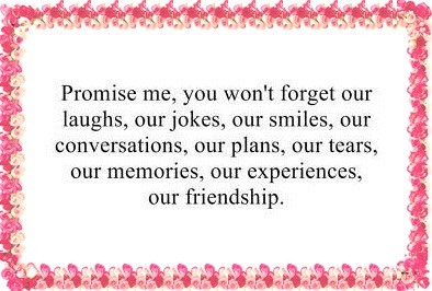 Promise Me…