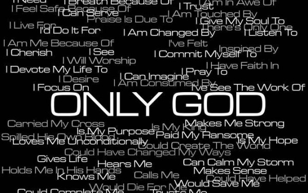 Only God….