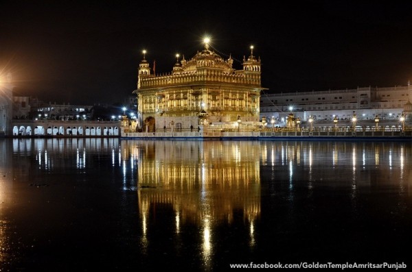 Golden Temple At Night