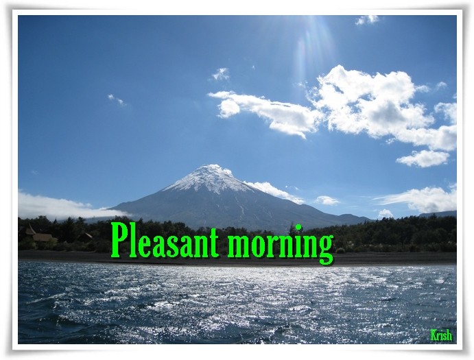 Pleasant Morning - DesiComments.com