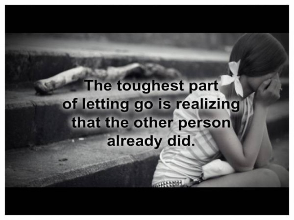 Letting Go…..