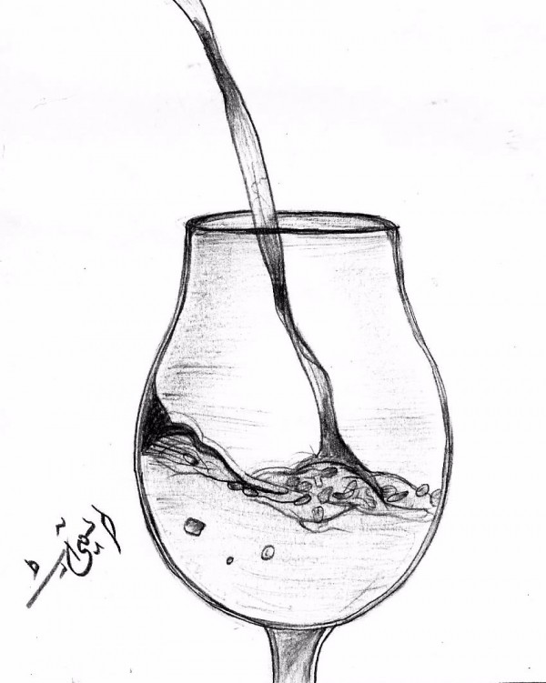 Sketch Of A Glass