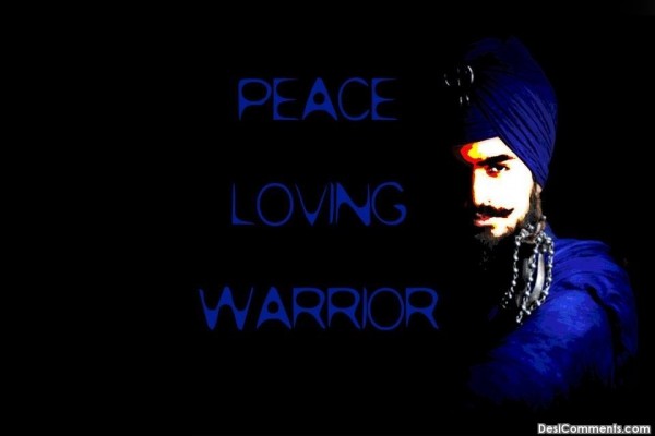 Pleace Loving Warrior