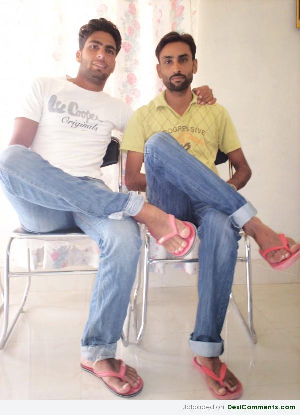 Avtar Singh with Friend