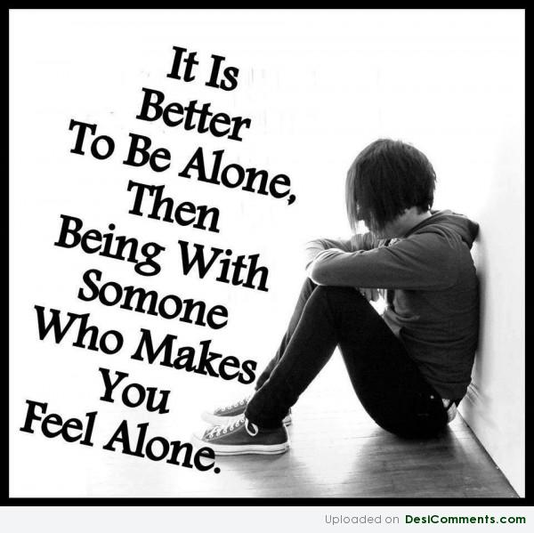 You Feel Alone