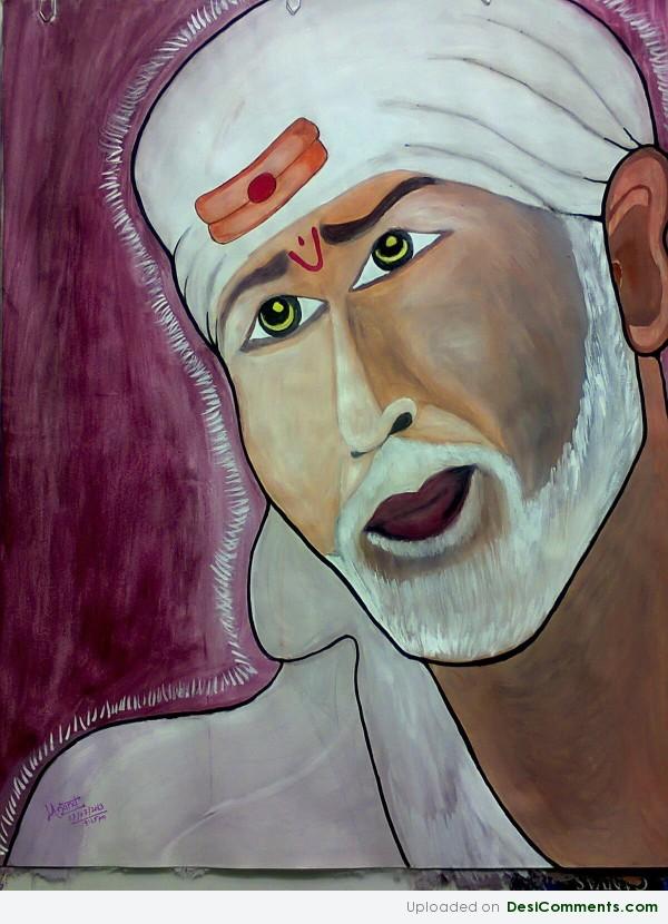 Sai Baba Painting