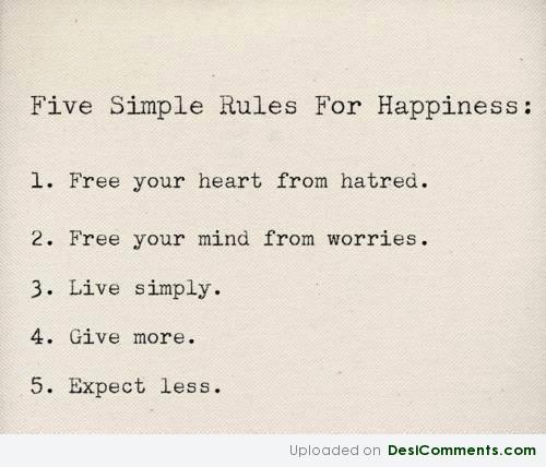 Five Rules