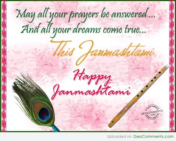 Wishing You A Happy Janmashtami
