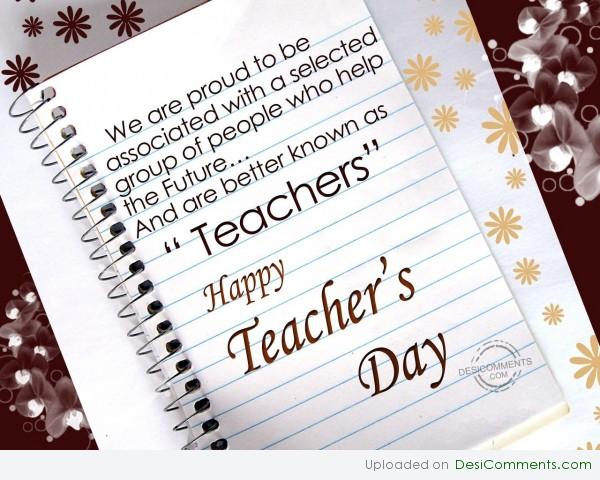 Happy Teahcer’s Day To All The Teachers