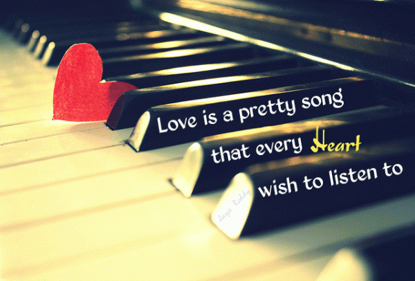 Love is a pretty song