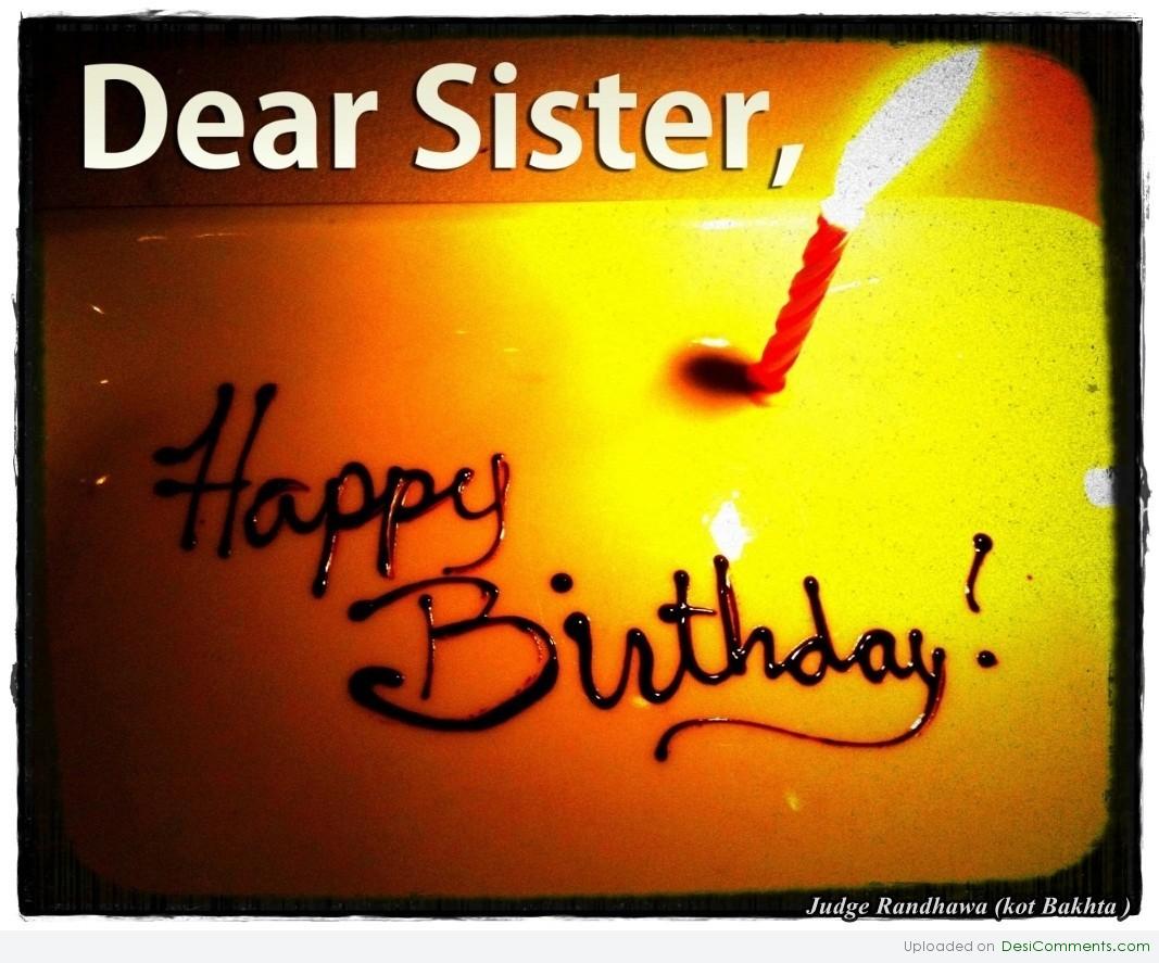 Happy Birthday To Sister - DesiComments.com