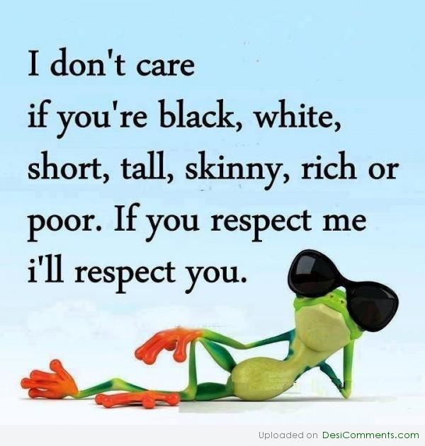 I don’t care