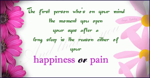 Happiness Or Pain