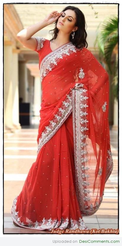 Red Saree