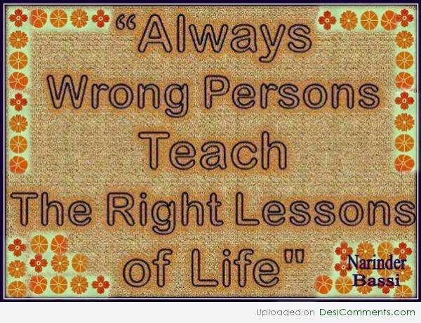 Lessons of Life