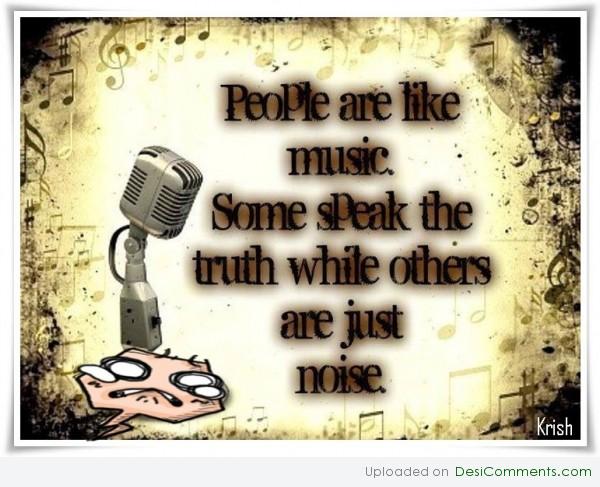 People are like music
