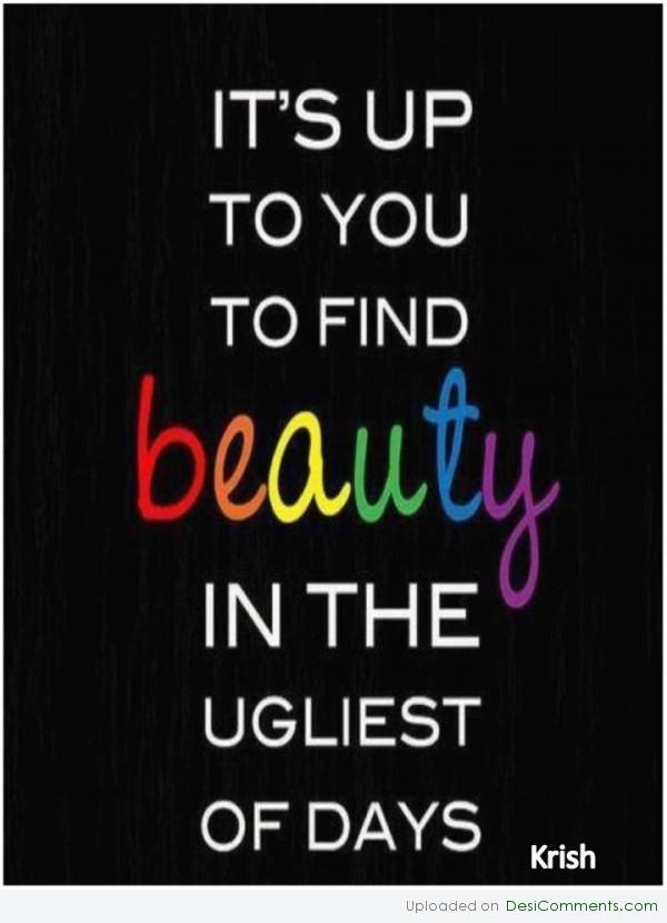Find beauty 