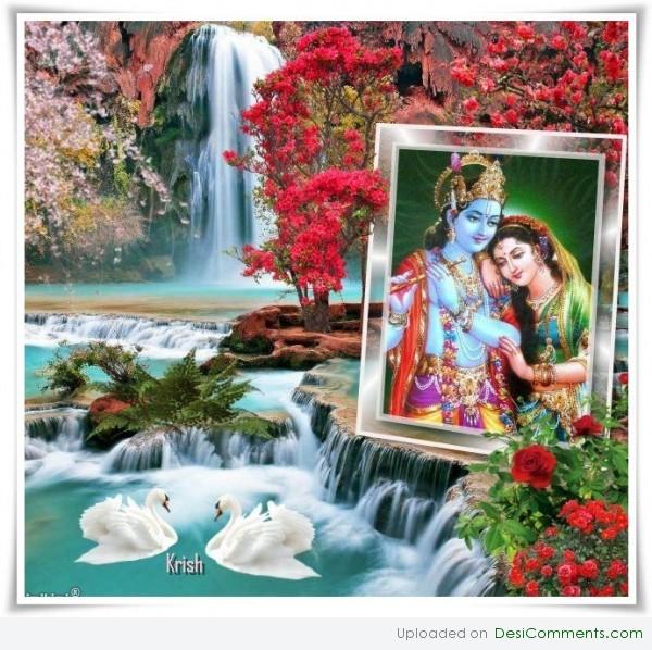 Lovely radha krishna