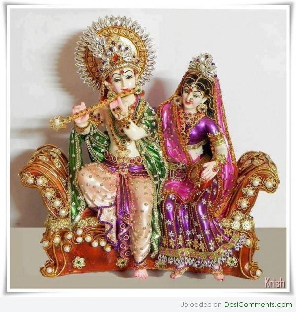 Glittering Radhakrishna