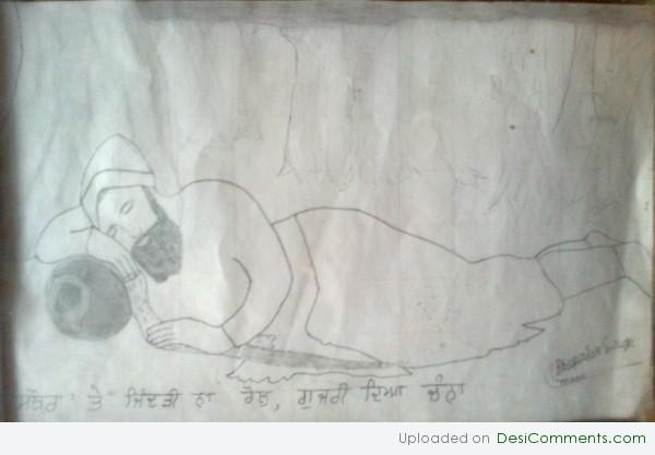 Painting Of Guru Gobind Singh ji