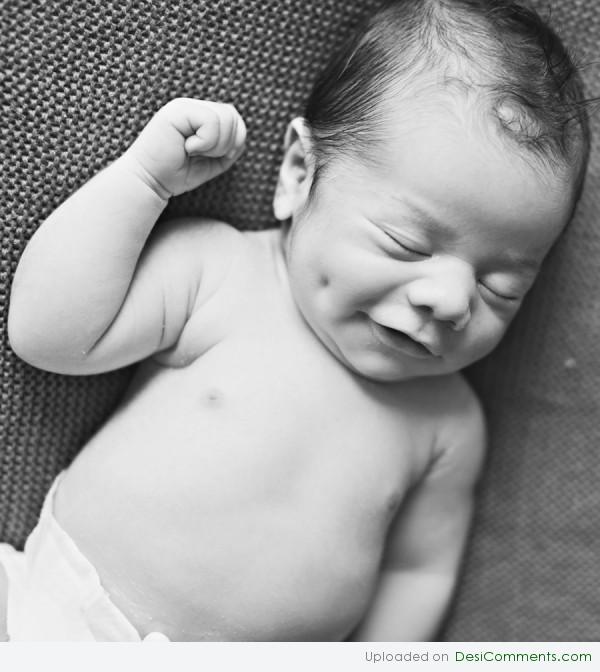 Sleeping Victorious Baby