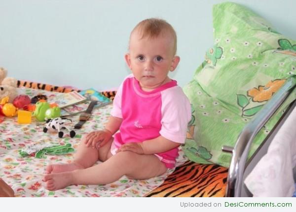 Baby Looking Sad