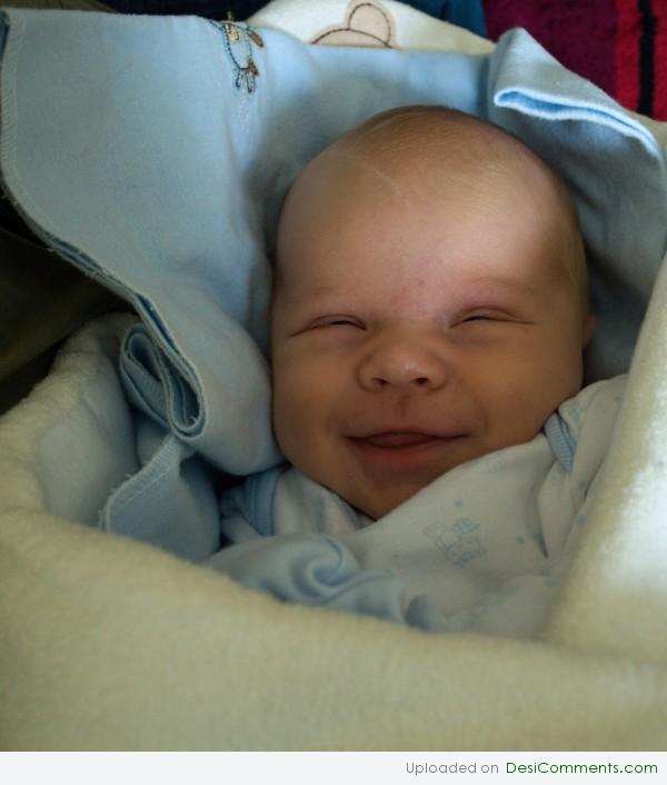 Cute Baby Smiling