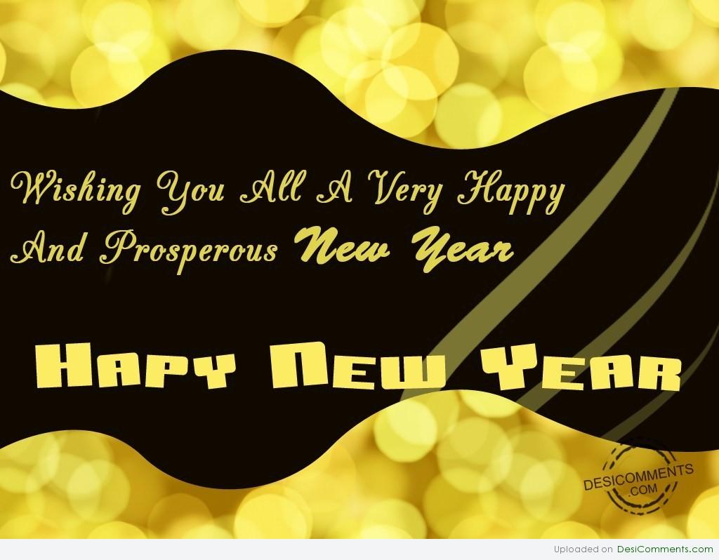 Wishing You A Prosperous New Year - DesiComments.com
